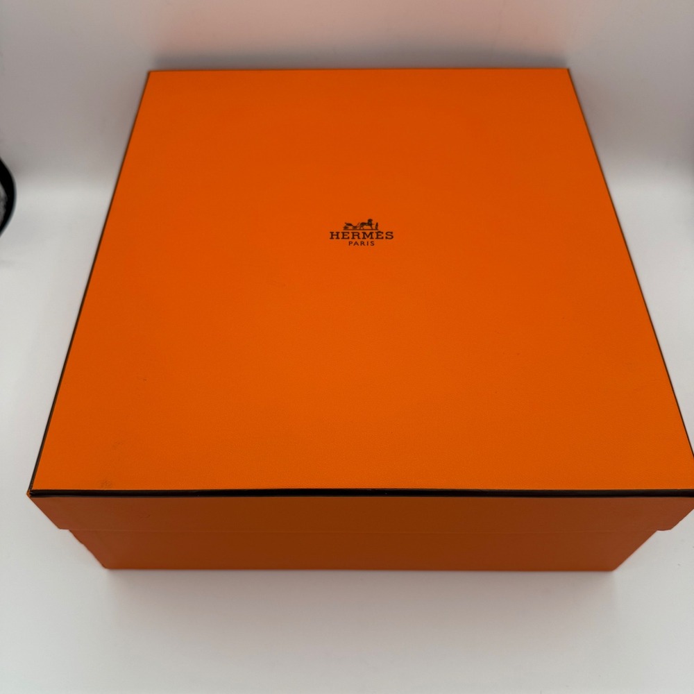 Hermes Paris Orange Square Empty Box with Lid 11.5"x12.75"x4.5"